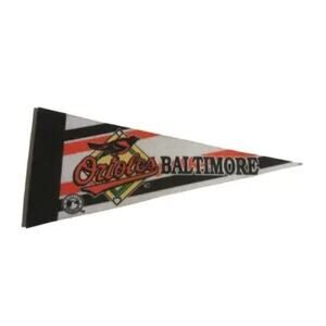 Vintage Baltimore Orioles MLB Felt Pennant Retro Baseball Memorabilia